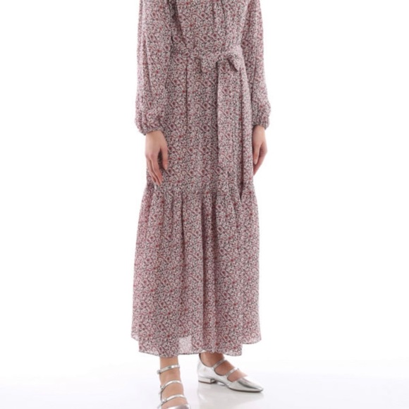 TORY BURCH PRINTED GEORGETTE MAXI DRESS - Picture 5 of 11